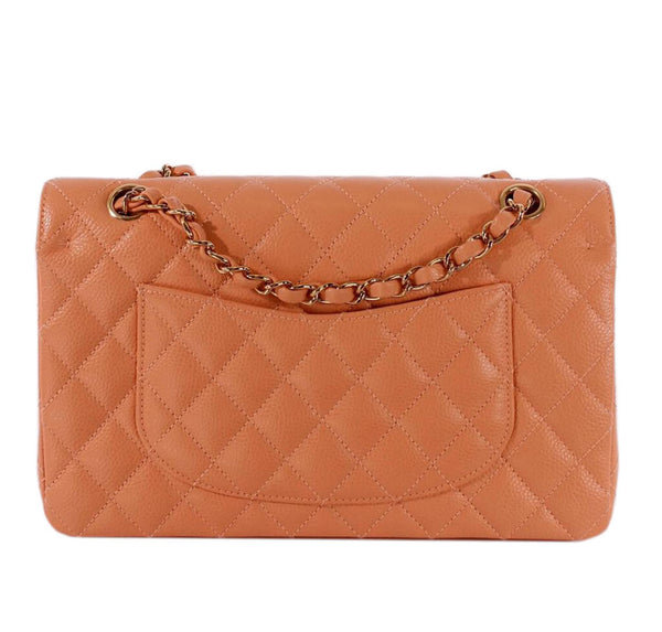 Chanel Classic 2.55 Bag Peach Caviar 