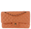 Chanel Classic 2.55 Bag Peach Caviar 