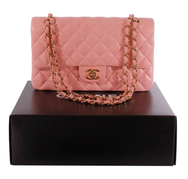 Chanel 2.55 Bag Pink Lambskin Leather