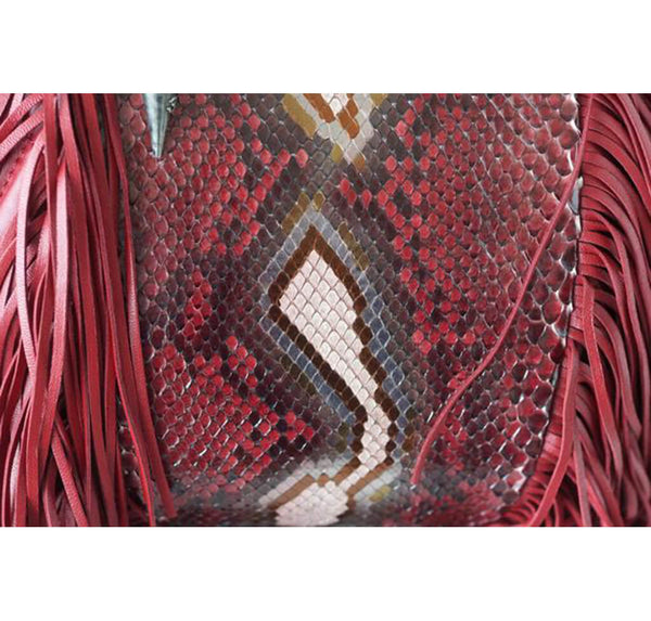 Chanel Dallas Collection Bag Python Red