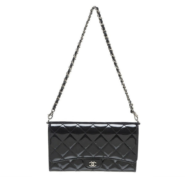 Chanel Pochette Bag Navy Blue