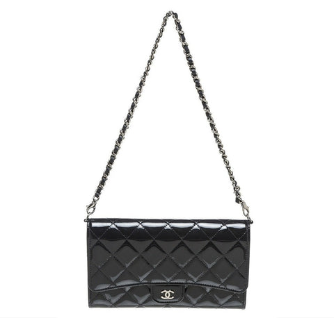 Chanel Pochette Bag Navy Blue