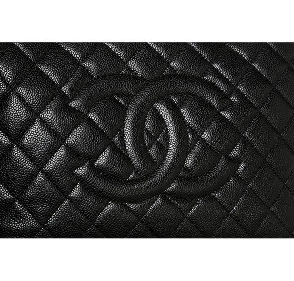 Chanel Grand Shopper Tote Black Caviar