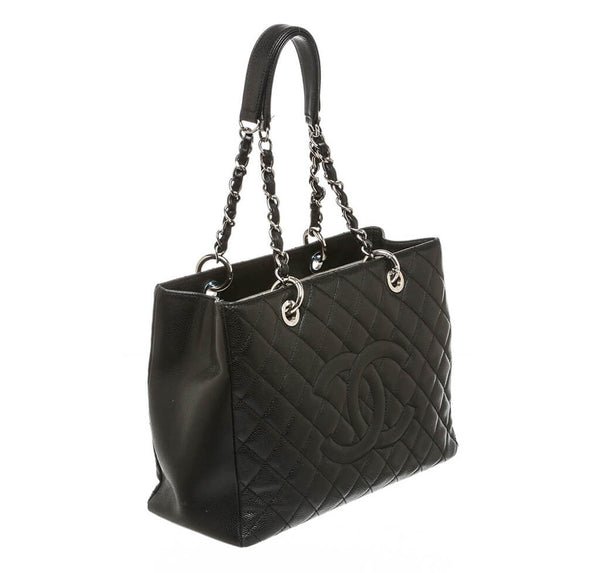 Chanel Grand Shopper Tote Black Caviar