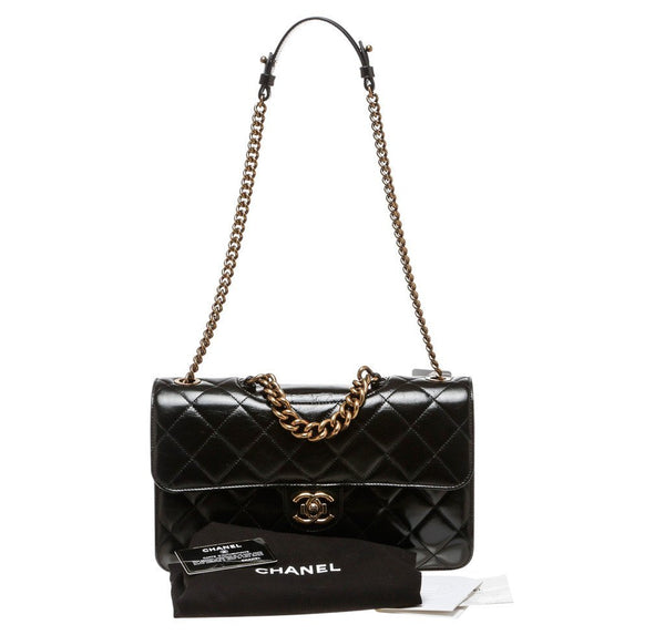 Chanel Medium Perfect Edge Black New complete