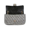 Chanel Rayeures Striped Velvet Flap Bag