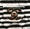 Chanel Rayeures Striped Velvet Flap Bag