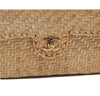 Chanel Classic Single Flap Rattan Wicker Used Detail