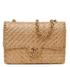 Chanel Single Flap Rattan Wicker Bag