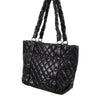 Chanel Grand Shopping Tote Black Calfskin