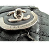 Chanel Crossbody Tassel Bag Black Used Detail