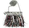 Chanel Shoulder Bag Multicolor Ostrich Feather