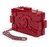 Chanel Lego Brick Red Used Side