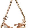 Chanel Minaudiere Coral Seashell Tan Used Chain