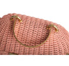 Chanel Wicker Shoulder Bag Pink