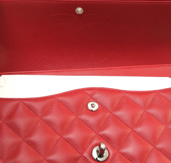 Chanel Jumbo Double Flap Bag Red 