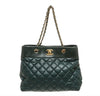 Chanel Quilted Tote Bag Green