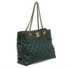 Chanel Quilted Tote Bag Green