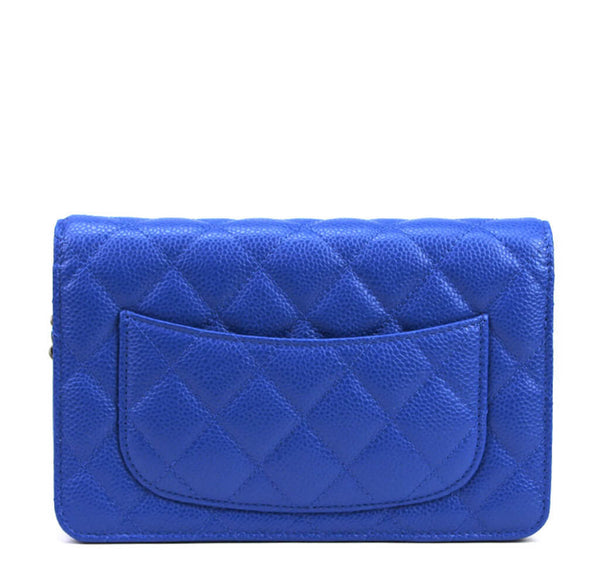 Chanel WOC Bag Blue Caviar Leather