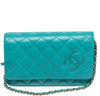 Chanel WOC Bag Teal Lambskin