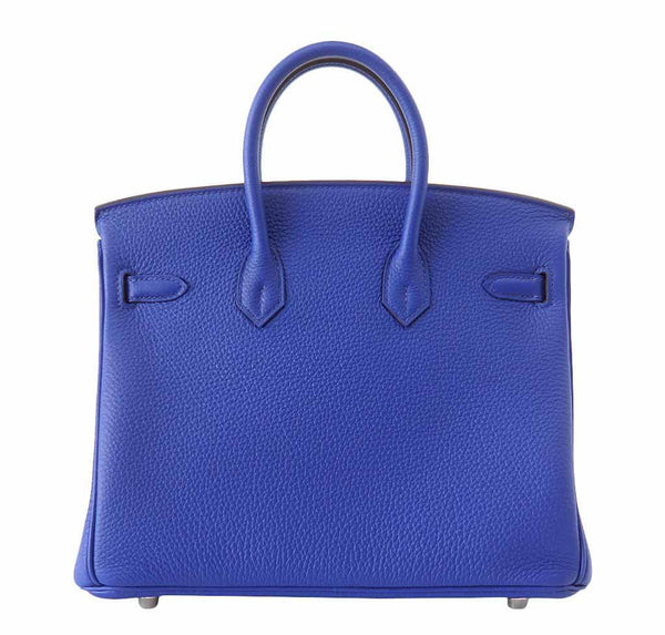 Hermes Birkin 25 Bleu Electric new back