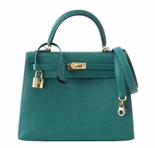 Hermes Kelly Gold Hardware 28 Malachite 