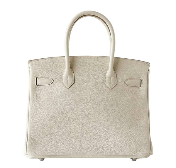 hermes birkin 30 craie togo new back