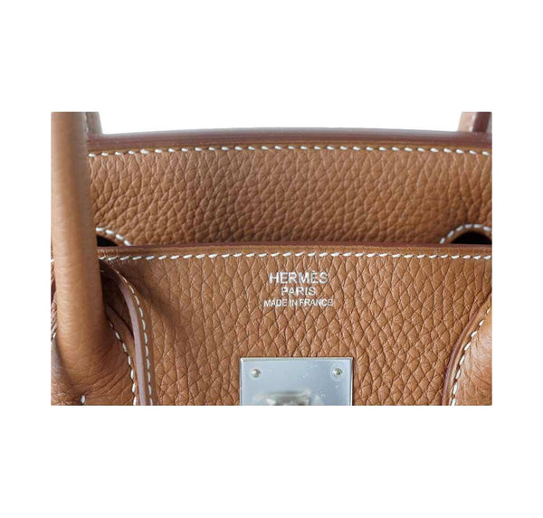 Hermes Birkin 30 Gold new embossing