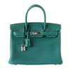 Hermes Birkin 30 Malachite Clemence Bag