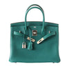 hermes birkin 30 malachite new front open