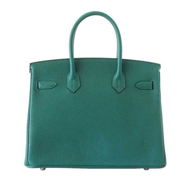 hermes birkin 30 malachite new back