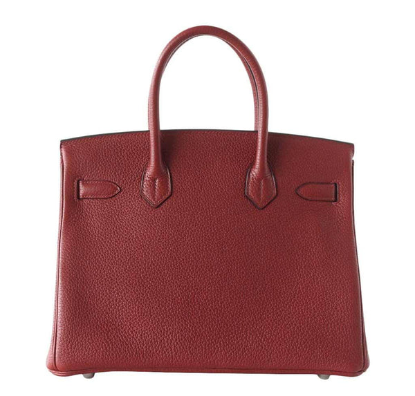 Hermes Birkin 30 Rouge H new back