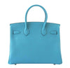 Hermes Birkin 30 Turquoise new back