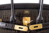 Hermes Birkin 35 Porosus Crocodile Noir gold pristine embossing