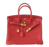 hermes birkin 35 vermillion new front open