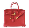 hermes birkin 25 vermillion new front open