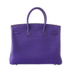 Hermes Birkin 35 Iris Special Order Horseshoe new back