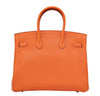 hermes birkin 35 h orange new back