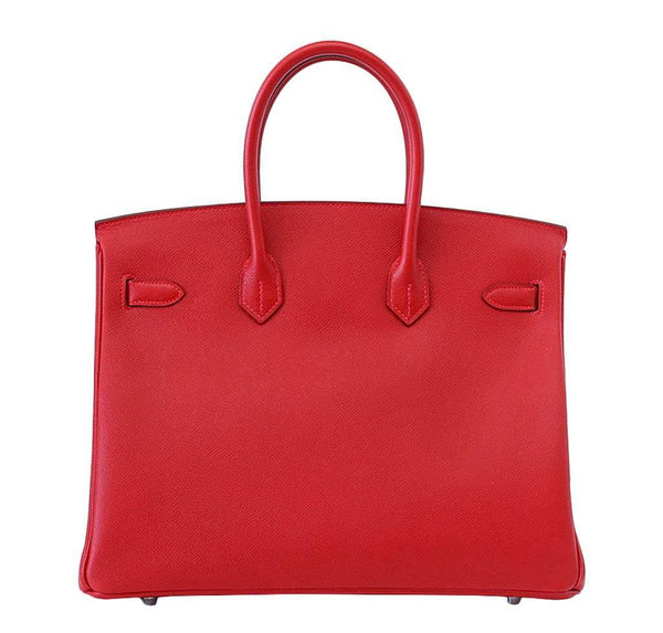 Hermes Birkin 35 Rouge Casaque new back