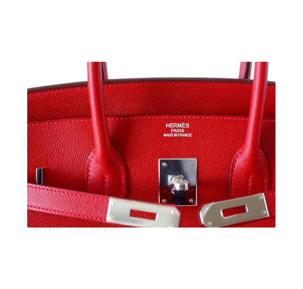 Hermes Birkin 35 Rouge Casaque new embossing