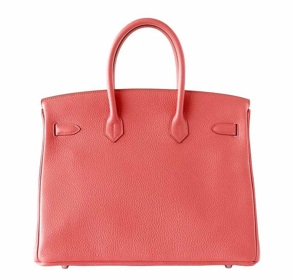 Hermes Birkin 35 Rose Jaipur new back