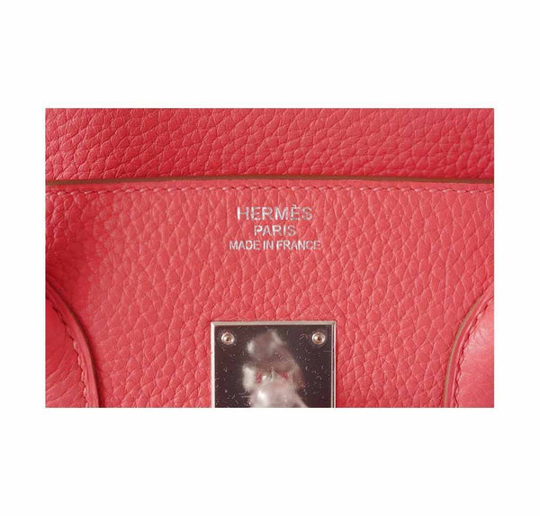 Hermes Birkin 35 Rose Jaipur new embossing