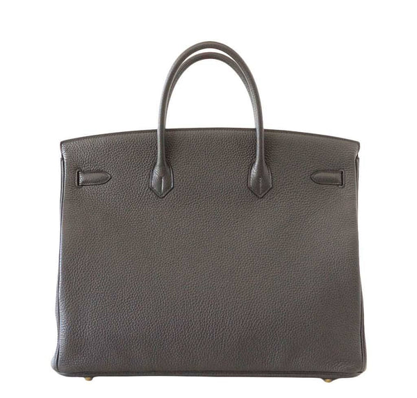 Hermes Birkin 40 Plomb new back