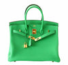 Hermes Birkin 35 Bamboo new front open