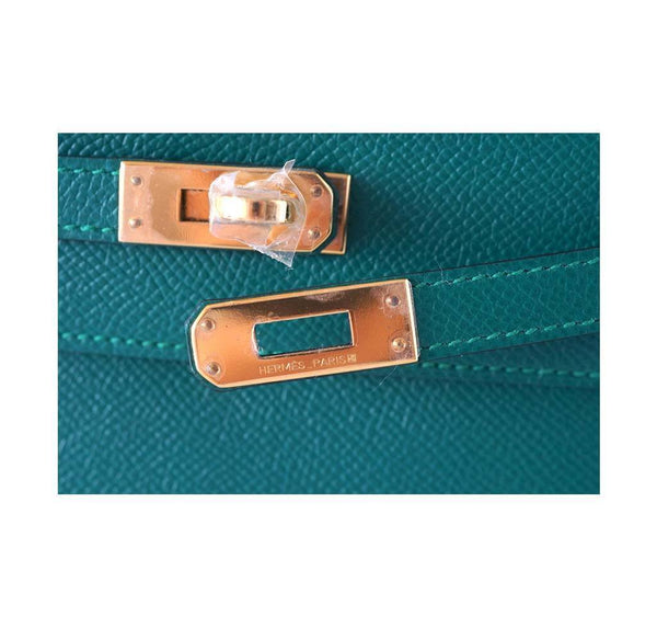 Hermes JPG Kelly Pochette Malachite new engraving