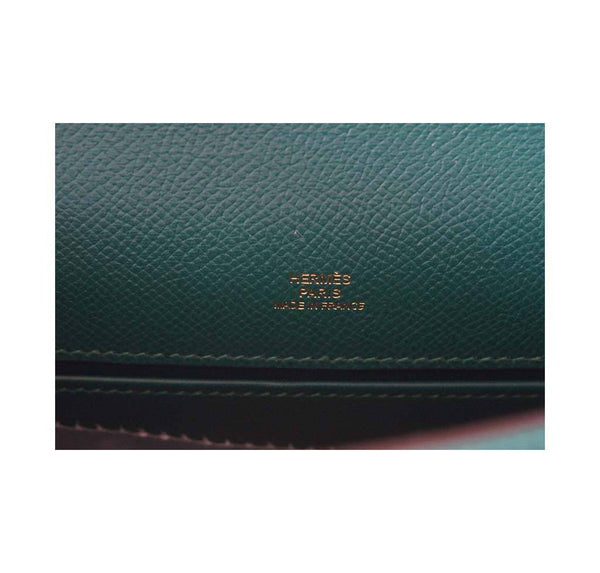 Hermes JPG Kelly Pochette Malachite new embossing