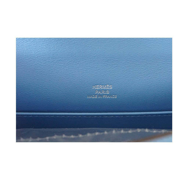 Hermes JPG Kelly Pochette Blue Paradise new embossing