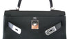 Hermes Kelly 28 Retourne Black Togo Palladium pristine embossing