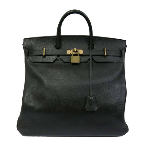 Hermes HAC Bag 45 Black 