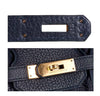 hermes birkin 35 navy used engraving stamp